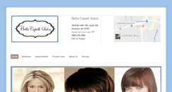 Desktop Screenshot of bellacapellisalon.net